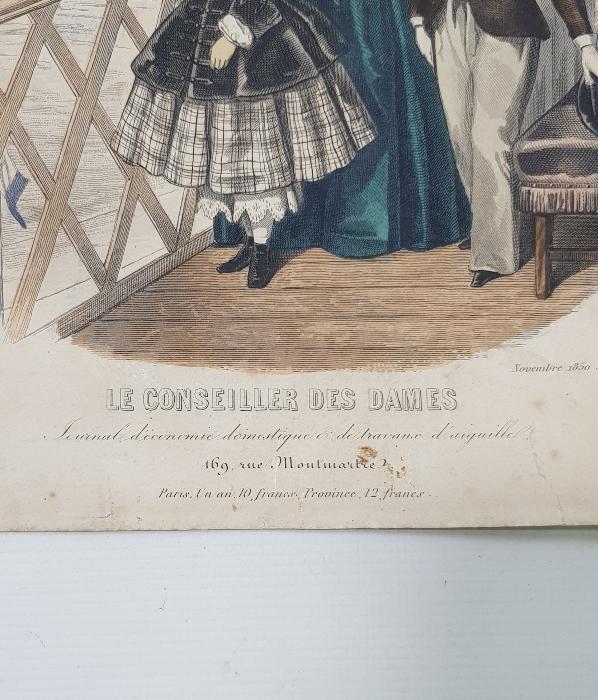 1850 TARİHLİ FRANSIZ GRAVÜR