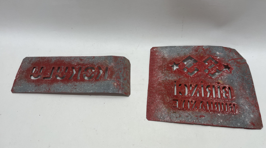 2 ADET EDREMİT YÖRESİ ÇUVAL ETİKET BASKISI