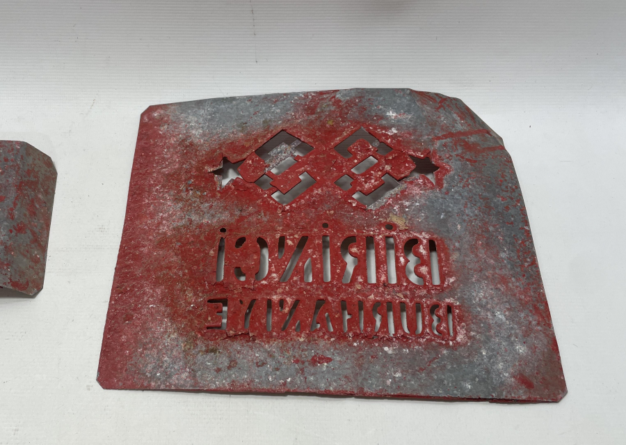 2 ADET EDREMİT YÖRESİ ÇUVAL ETİKET BASKISI