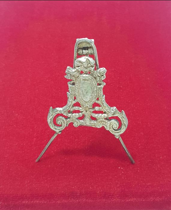 ANTİKA ART NOUVEAU ALPAKA RESİMLİK - KARTVİZİTLİK