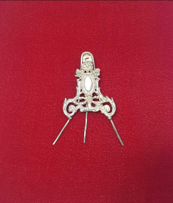 ANTİKA ART NOUVEAU ALPAKA RESİMLİK - KARTVİZİTLİK