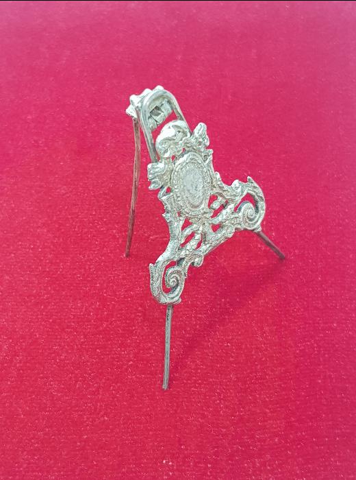 ANTİKA ART NOUVEAU ALPAKA RESİMLİK - KARTVİZİTLİK