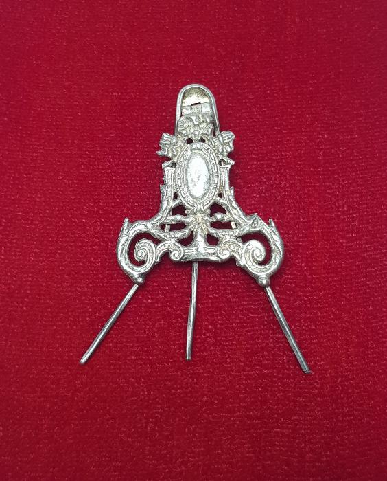 ANTİKA ART NOUVEAU ALPAKA RESİMLİK - KARTVİZİTLİK