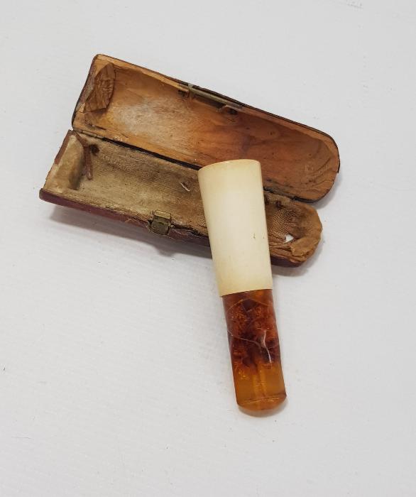 ANTİKA DAMLA KEHRİBAR AĞIZLIK 