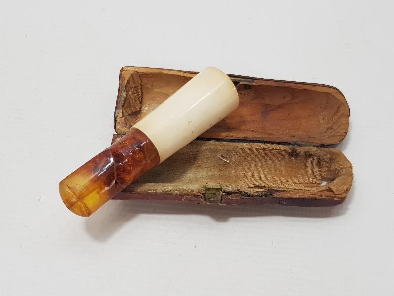 ANTİKA DAMLA KEHRİBAR AĞIZLIK 