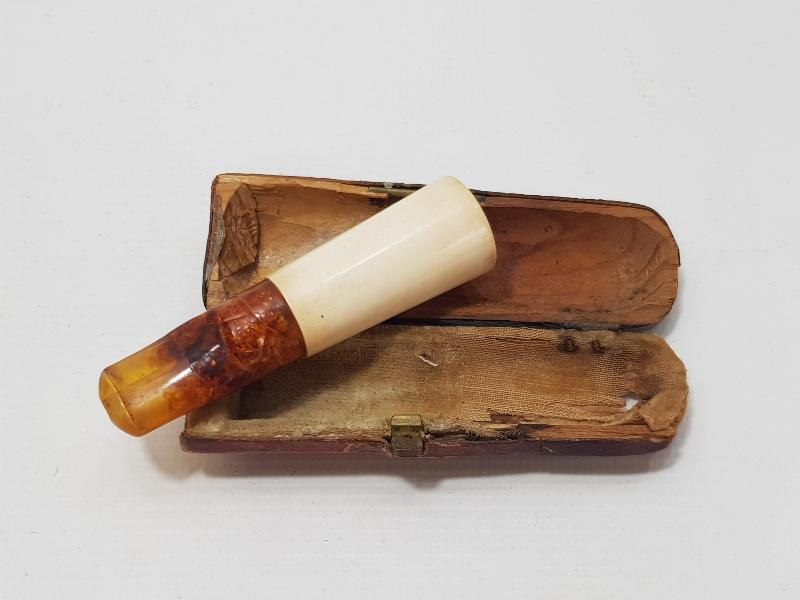 ANTİKA DAMLA KEHRİBAR AĞIZLIK 