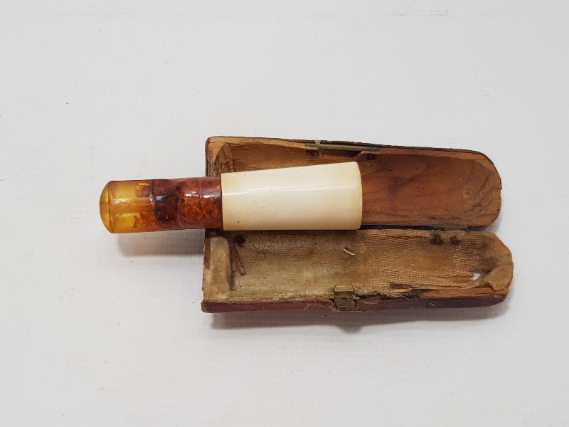 ANTİKA DAMLA KEHRİBAR AĞIZLIK 