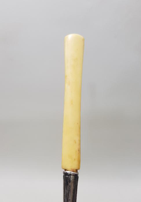 ANTİKA FİL DİŞİ SAPLI GÜMÜŞ SÜZGEÇ