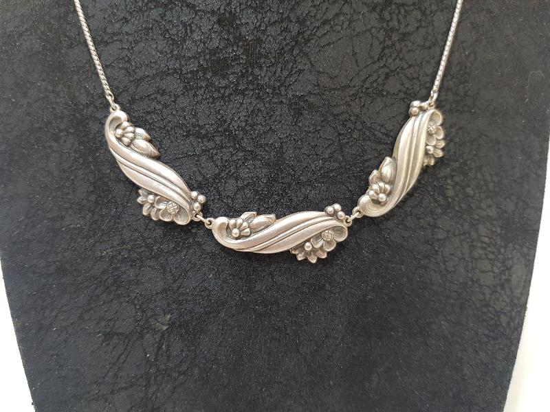 ANTİKA GÜMÜŞ KOLYE 