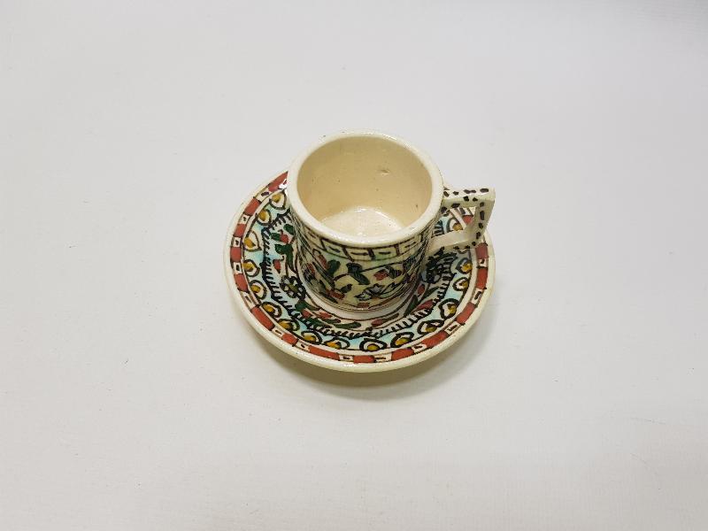 ANTİKA KÜTAHYA KAHVE FİNCANI