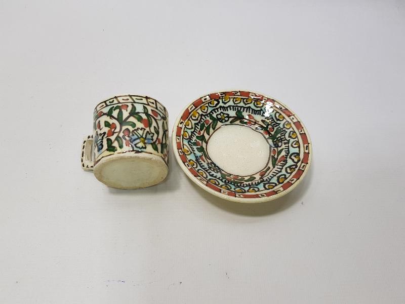 ANTİKA KÜTAHYA KAHVE FİNCANI