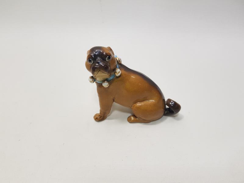 ANTİKA PORSELEN KÖPEK BİBLOSU