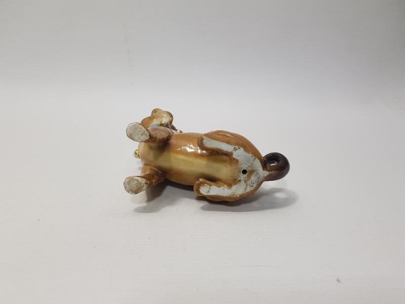 ANTİKA PORSELEN KÖPEK BİBLOSU