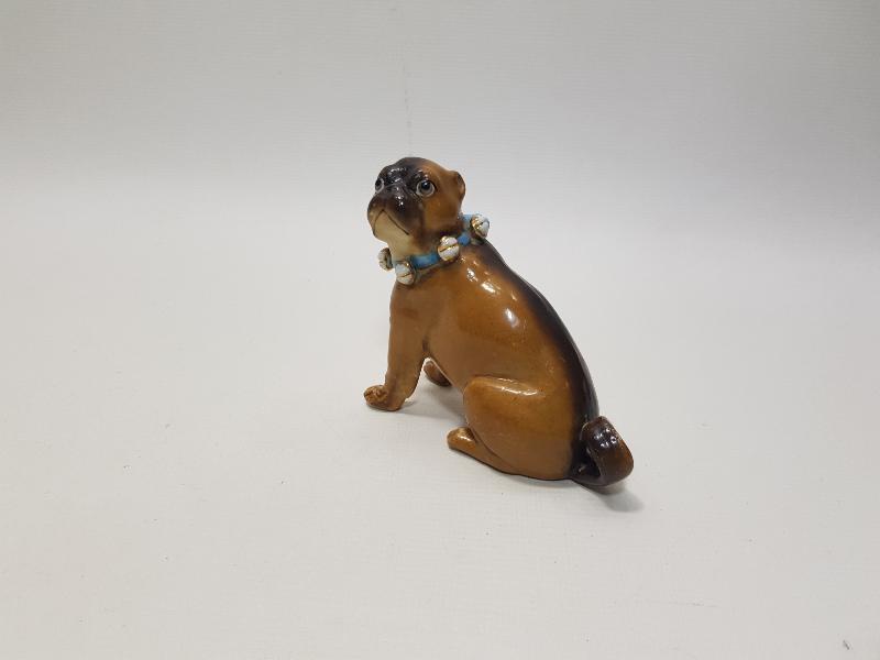 ANTİKA PORSELEN KÖPEK BİBLOSU