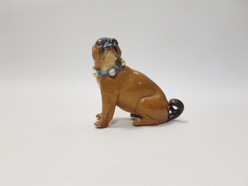 ANTİKA PORSELEN KÖPEK BİBLOSU