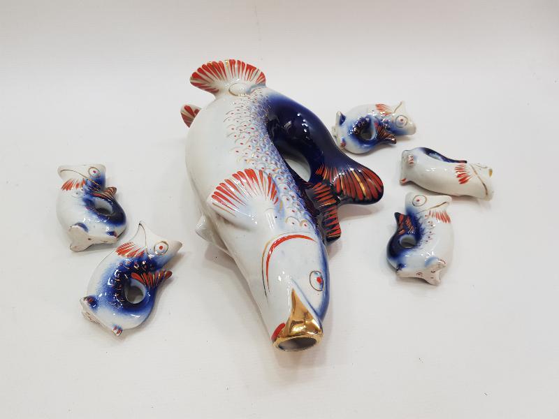 BALIK FORMLU PORSELEN LİKÖR TAKIMI