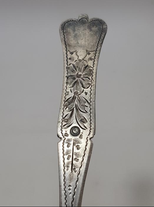 CUMHURİYET İLK DÖNEM OSMANLICA HİLAL VE SAH DAMGALI ÇOK NADİR GÜMÜŞ TATLI KAŞIĞI