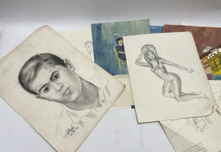 EL ÇİZİMİ RESİM LOTU