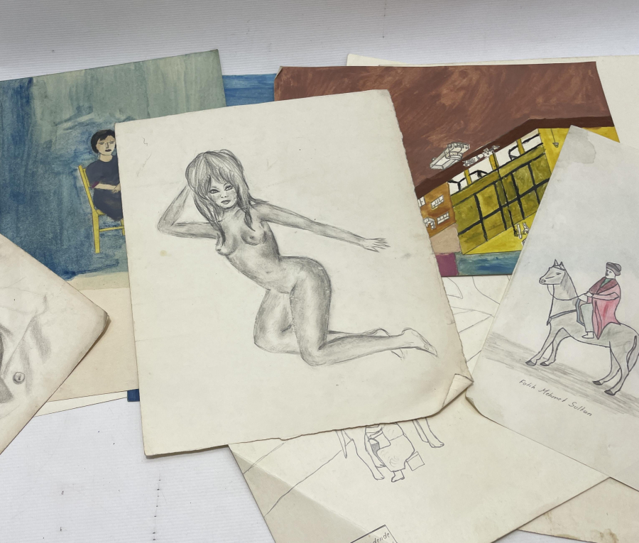 EL ÇİZİMİ RESİM LOTU