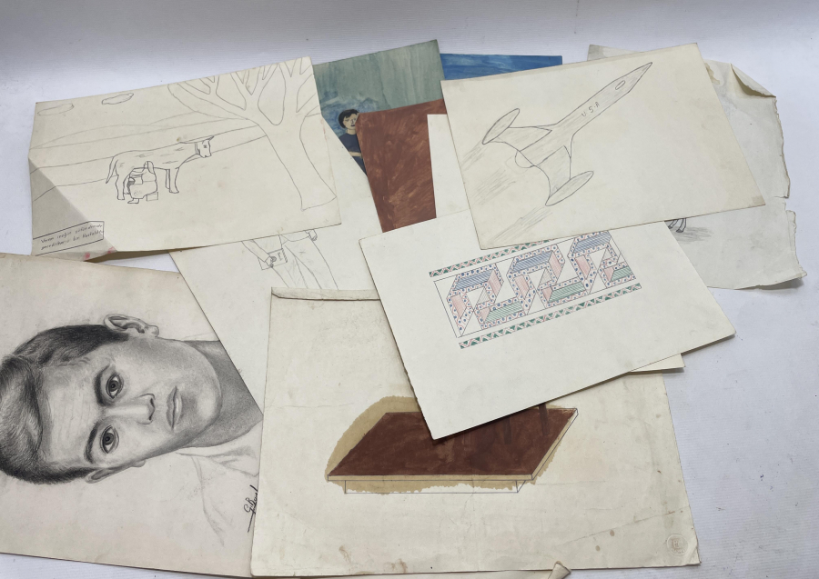 EL ÇİZİMİ RESİM LOTU