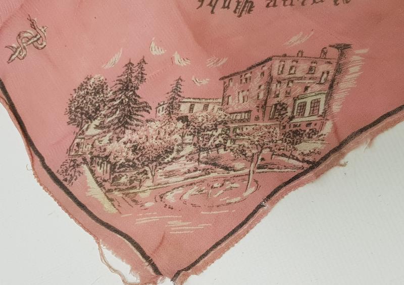 ERMENİCE YAZILI VE II. MAHMUT RESİMLİ SURP PIRGİÇ HASTANESİ MENDİLİ