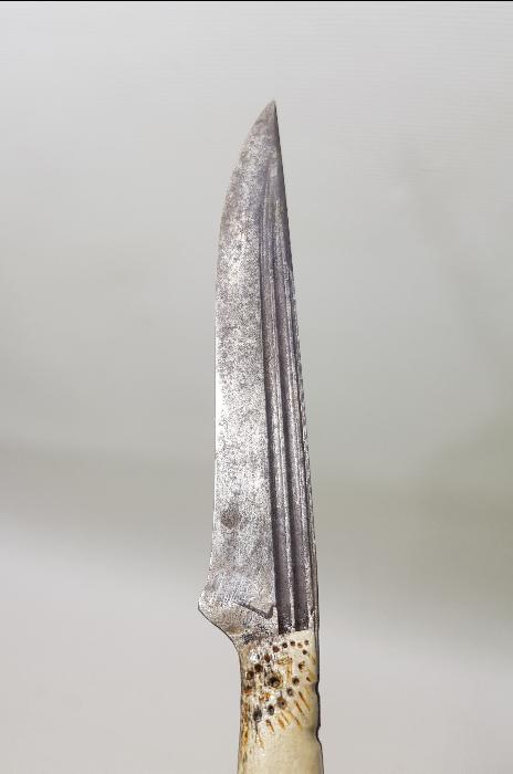 GEYİK BOYNUZU SAPLI ERZİNCAN İŞİ ANTİKA BIÇAK