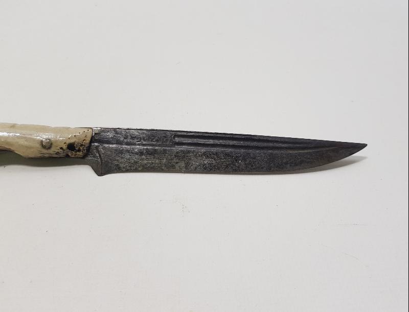 GEYİK BOYNUZU SAPLI ERZİNCAN İŞİ ANTİKA BIÇAK