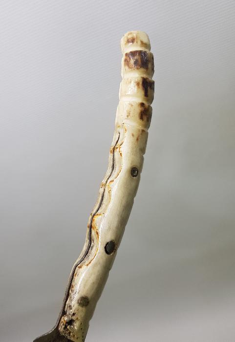 GEYİK BOYNUZU SAPLI ERZİNCAN İŞİ ANTİKA BIÇAK