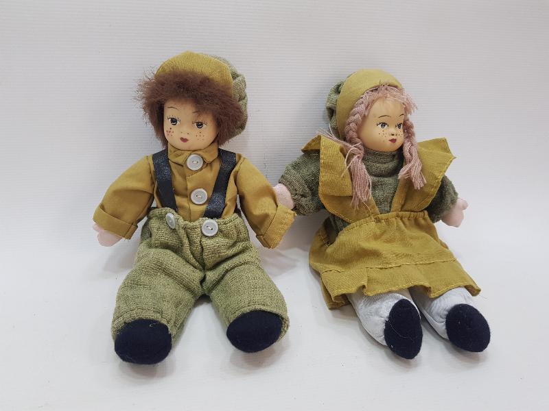 İKİ ADET ANTİKA PORSELEN BEBEK