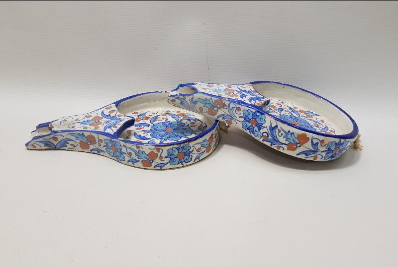 İKİ ADET KÜTAHYA KAHVE SOĞUDANLIĞI