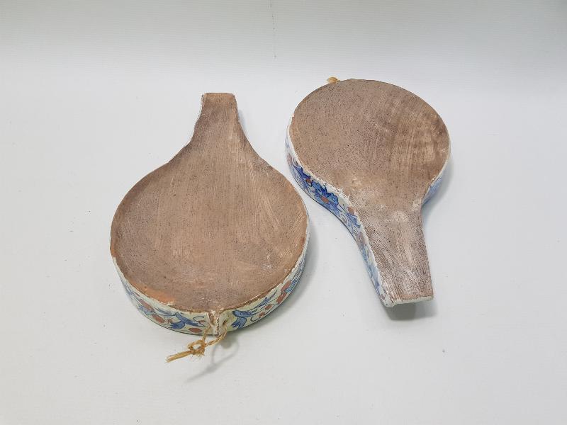 İKİ ADET KÜTAHYA KAHVE SOĞUDANLIĞI