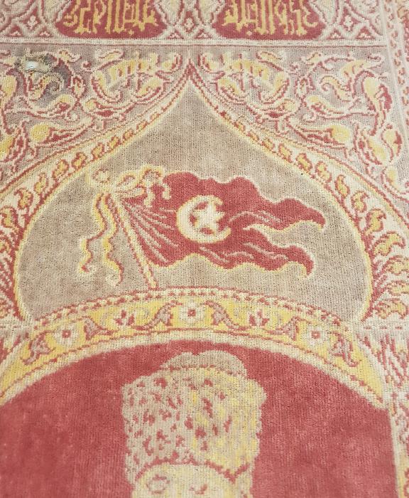 KURTULUŞ SAVAŞI DÖNEMİ ÇOK NADİR ATATÜRKLÜ DUVAR HALISI