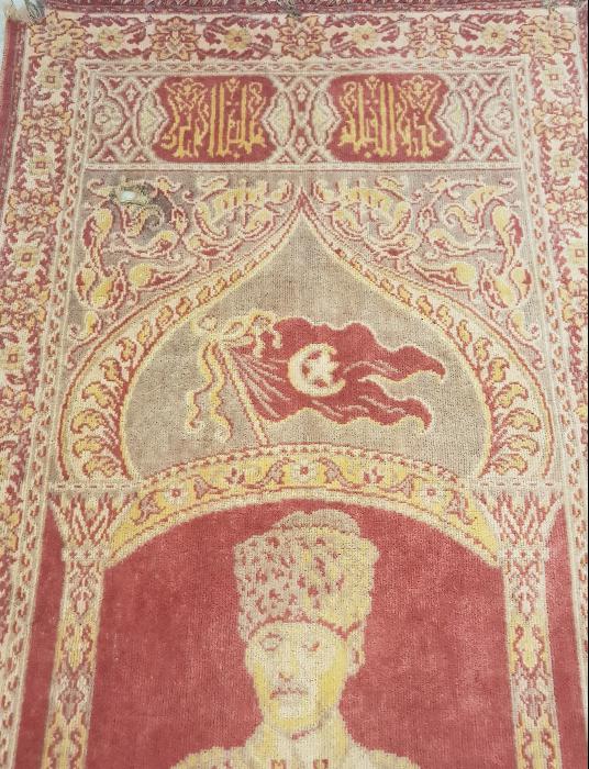 KURTULUŞ SAVAŞI DÖNEMİ ÇOK NADİR ATATÜRKLÜ DUVAR HALISI