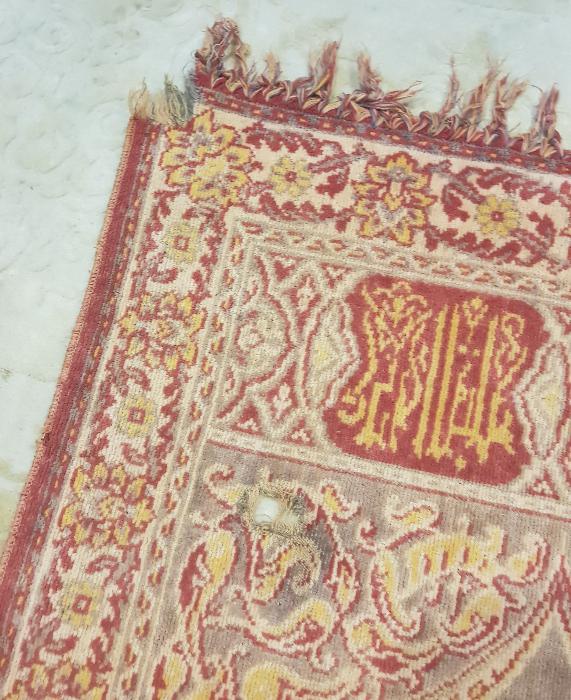 KURTULUŞ SAVAŞI DÖNEMİ ÇOK NADİR ATATÜRKLÜ DUVAR HALISI