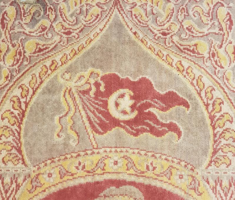 KURTULUŞ SAVAŞI DÖNEMİ ÇOK NADİR ATATÜRKLÜ DUVAR HALISI