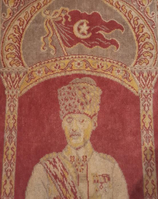 KURTULUŞ SAVAŞI DÖNEMİ ÇOK NADİR ATATÜRKLÜ DUVAR HALISI