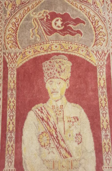 KURTULUŞ SAVAŞI DÖNEMİ ÇOK NADİR ATATÜRKLÜ DUVAR HALISI