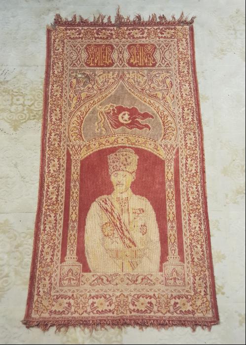 KURTULUŞ SAVAŞI DÖNEMİ ÇOK NADİR ATATÜRKLÜ DUVAR HALISI