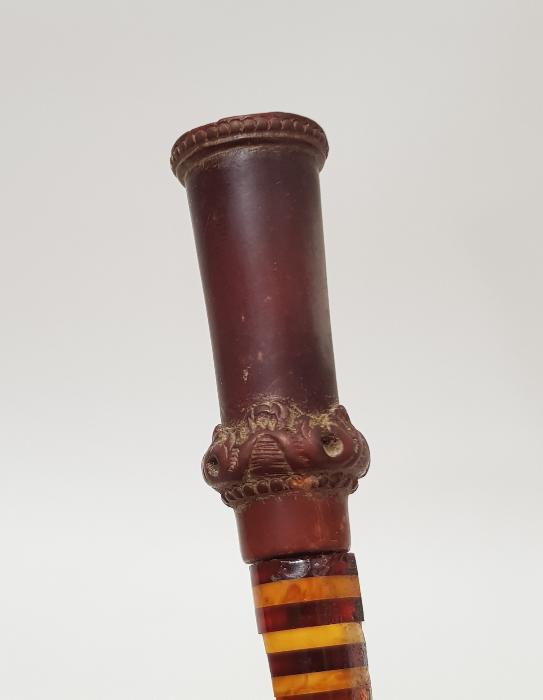 KUTUSUNDA ANTİKA KEHRİBAR AĞIZLIK