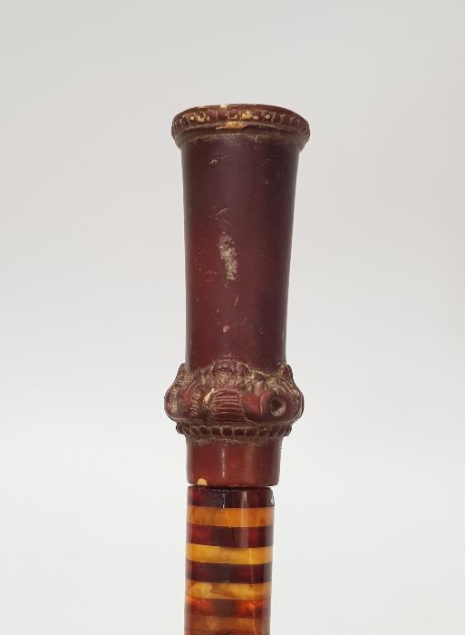 KUTUSUNDA ANTİKA KEHRİBAR AĞIZLIK