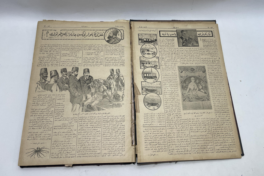 ONLARCA OSMANLICA DERGİNİN BİR ARAYA GETİRİLMESİYLE HAZIRLANMIŞ BÜYÜK BOY ANSİKLOPEDİ