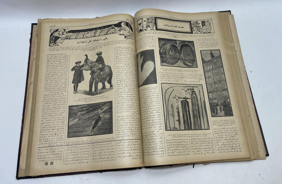 ONLARCA OSMANLICA DERGİNİN BİR ARAYA GETİRİLMESİYLE HAZIRLANMIŞ BÜYÜK BOY ANSİKLOPEDİ