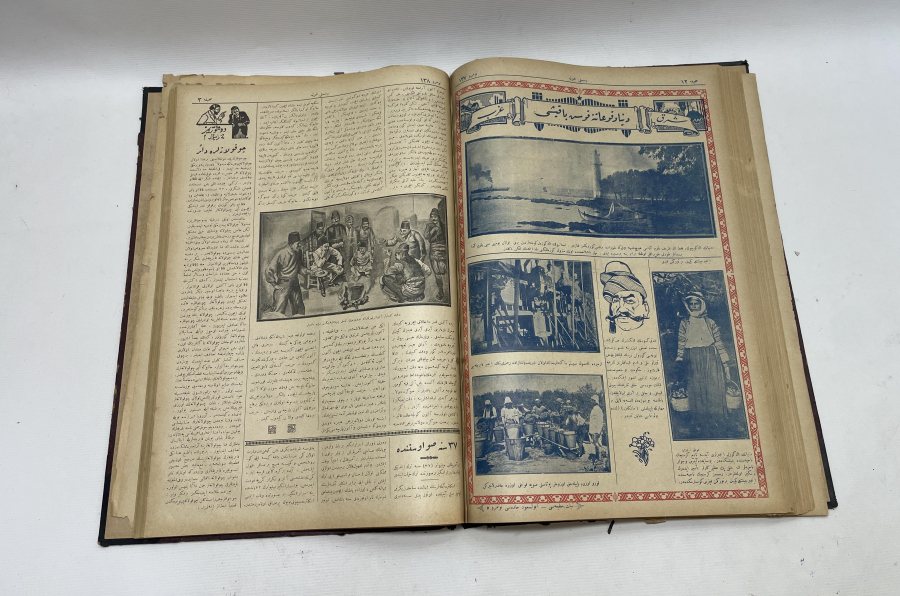 ONLARCA OSMANLICA DERGİNİN BİR ARAYA GETİRİLMESİYLE HAZIRLANMIŞ BÜYÜK BOY ANSİKLOPEDİ