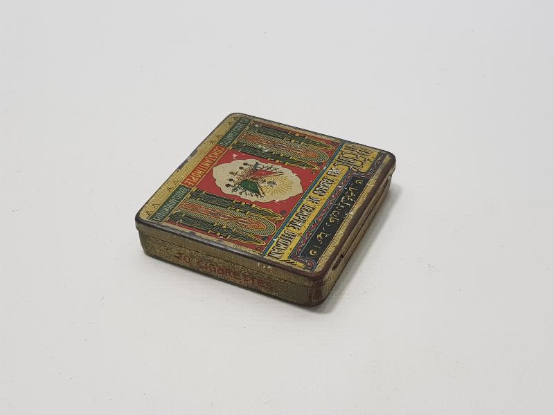 OSMANLI DEVLET ARMALI TENEKE SİGARA KUTUSU