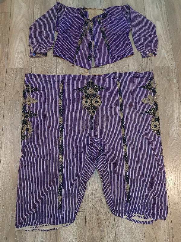 OSMANLI DÖNEMİ BALIKESİR YÖRESİ AĞIR TAKIM ELBİSE