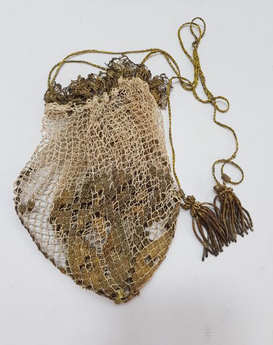 OSMANLI DÖNEMİ ÇOK NADİR ALTIN SIRMA İŞLEMELİ FİLE ÇANTA