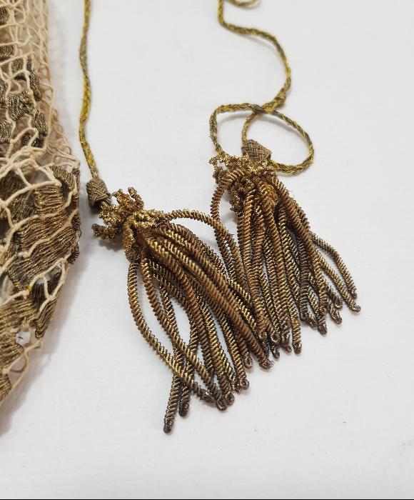 OSMANLI DÖNEMİ ÇOK NADİR ALTIN SIRMA İŞLEMELİ FİLE ÇANTA