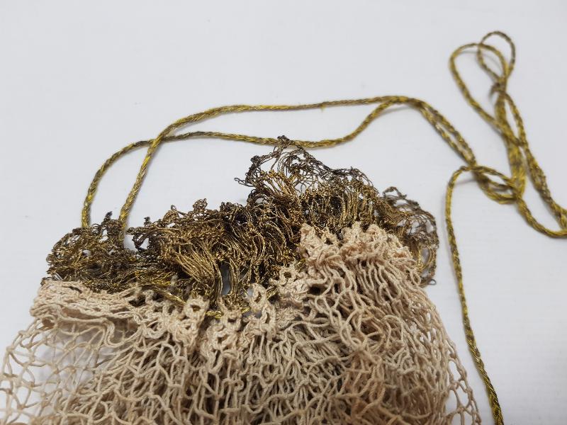 OSMANLI DÖNEMİ ÇOK NADİR ALTIN SIRMA İŞLEMELİ FİLE ÇANTA