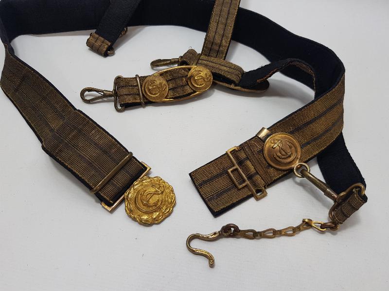 OSMANLI DÖNEMİ ÇOK NADİR DENİZCİ PAŞA KEMER TAKIMI