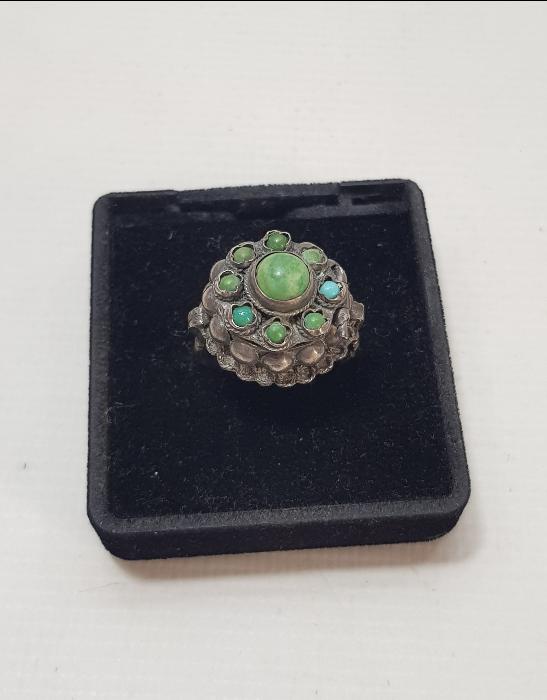 OSMANLI DÖNEMİ ÇOK NADİR GÜMÜŞ ZEHİR YÜZÜĞÜ